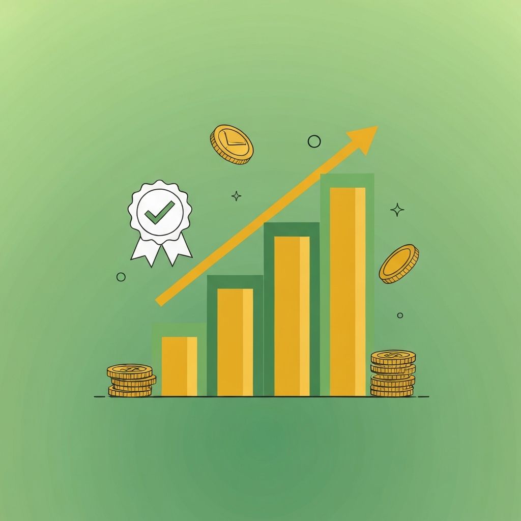Compensation strategy illustration with charts and planning tools